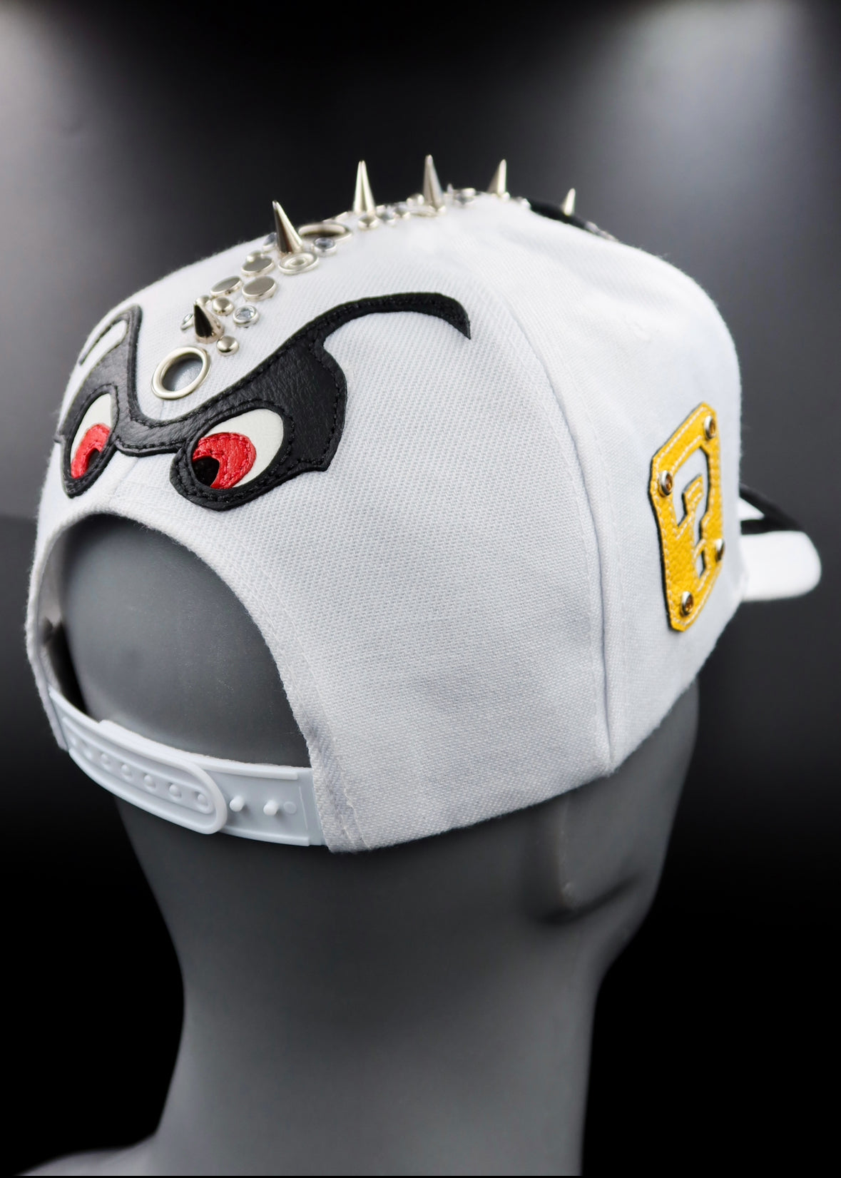 730 Chainstitch BOO embroidered cap 1/1 handmade by Jaffa Saba